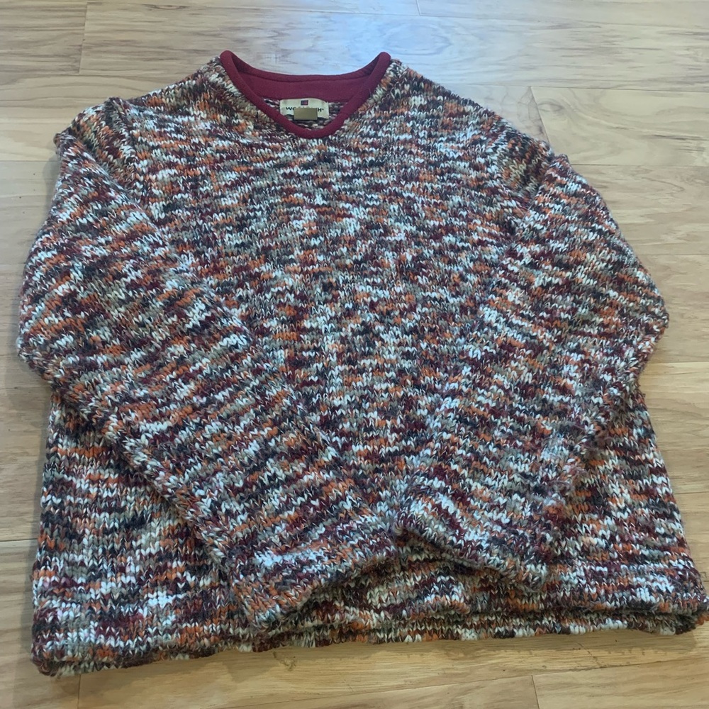 Vintage Woolrich Multicolor Textured Sweater Size Medium